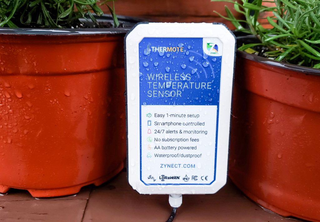The Thermote is IP67 rated.