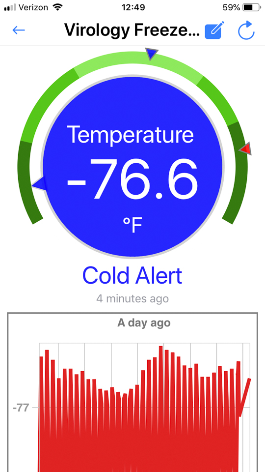 Thermote X Screenshots 1; nist traceable wireless temperature sensor